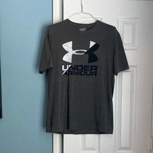 Grey Under Armour Short Sleeved Tee